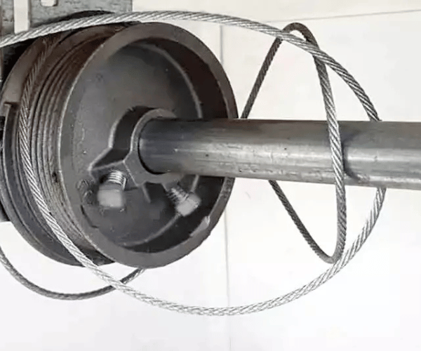 garage door cable off drum repair